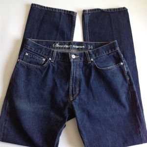 Structure Slim Straight Blue Jeans Men's S…
